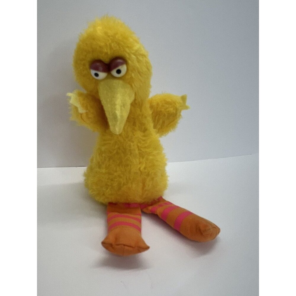 Vintage 1970s Big Bird 9.5” Plush knickerbocker Sesame Street Stuffed Animal